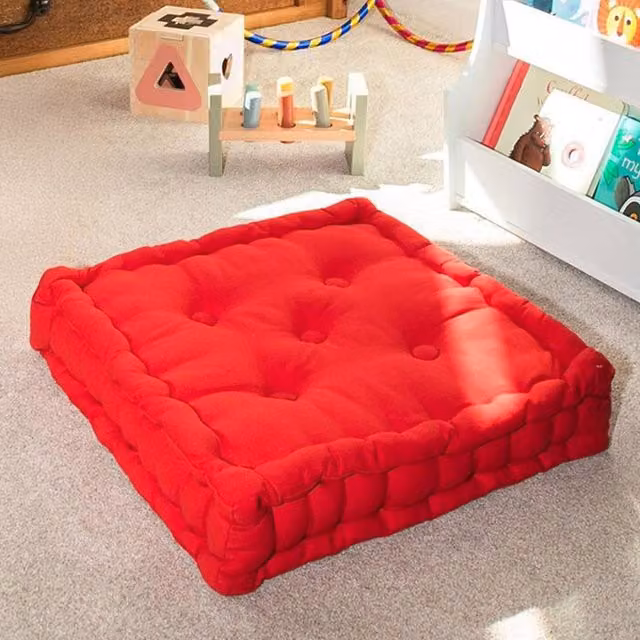 Roseley Red Square Booster Chair Pads