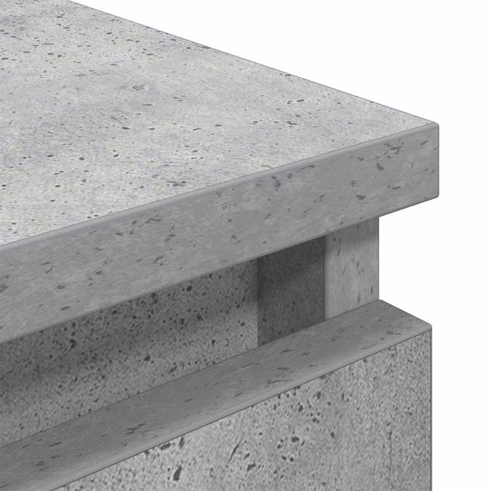 Berkfield Home TV Cabinet in Concrete Grey, W/D/H: 80 x 35 x 54 cm – 3