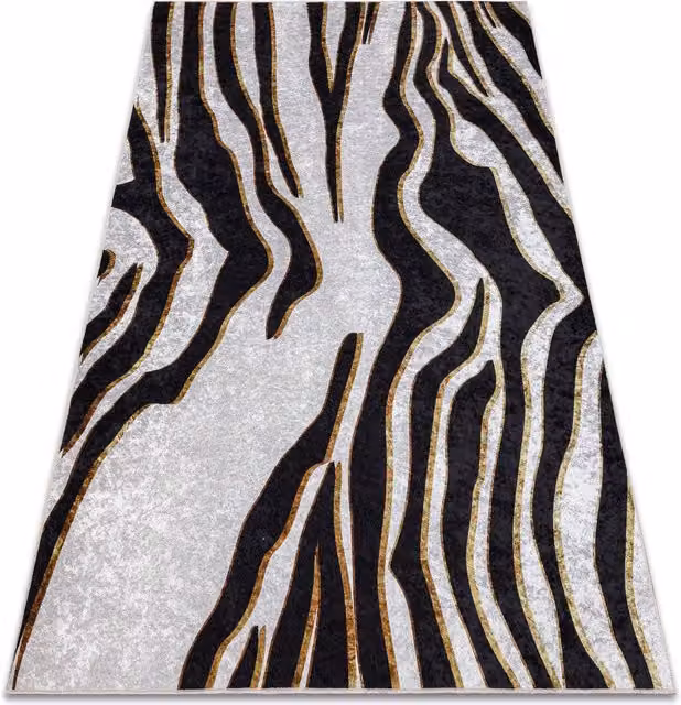 RugsX Miro Animal Print Modern Rug in Yellow and Multicolour, W: 160 cm, L: 220 cm – 1