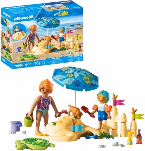 Playmobil Bucket and Spade Set in Blue and Multicolour