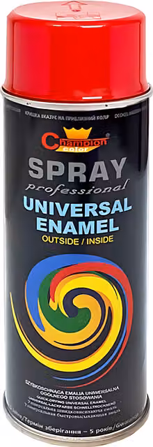 Sola Universal High Gloss Enamel Spray Paint, Traffic Red (RAL 3020), 400 ml