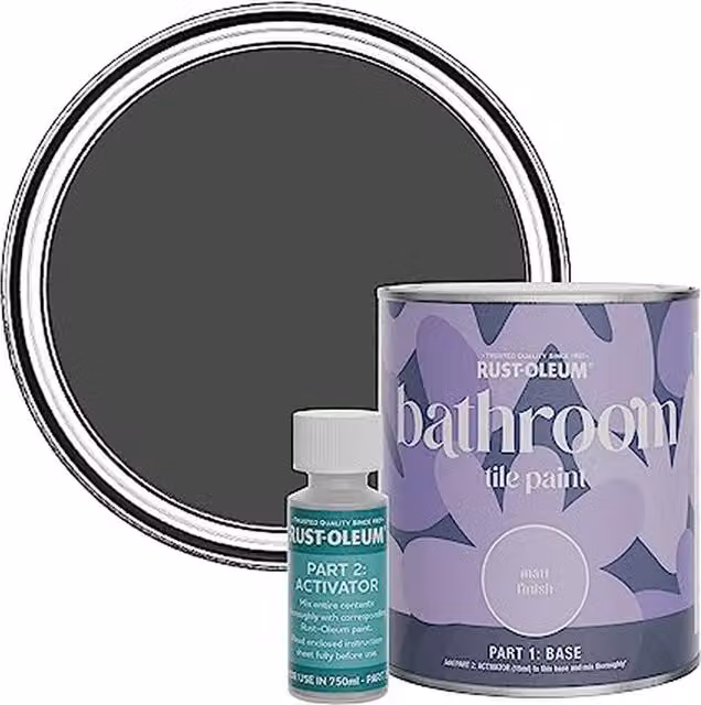 Rust-Oleum Bathroom Tile Paint in Matt Finish, After Dinner Green, 750ml
