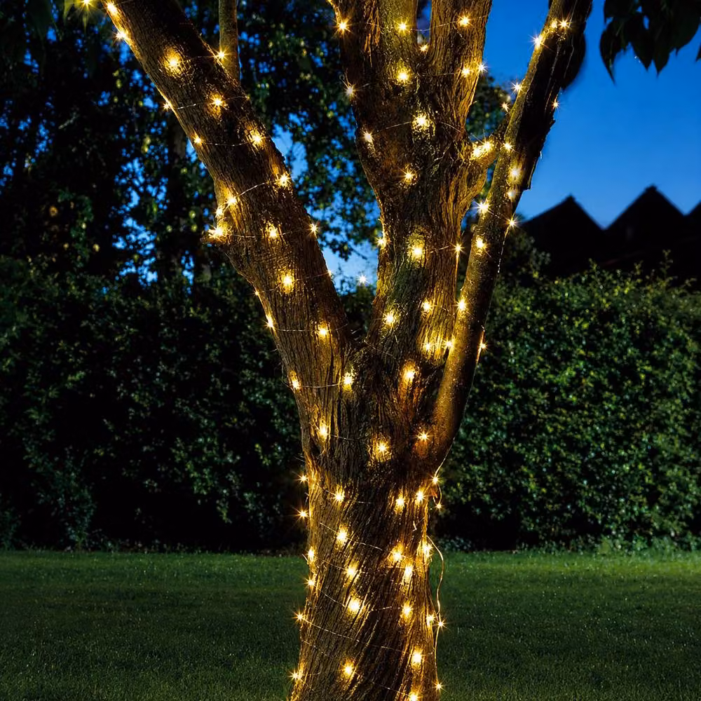 Smart Garden Products Solar Powered Firefly LED String Lights in Warm White (100 LEDs) – 4