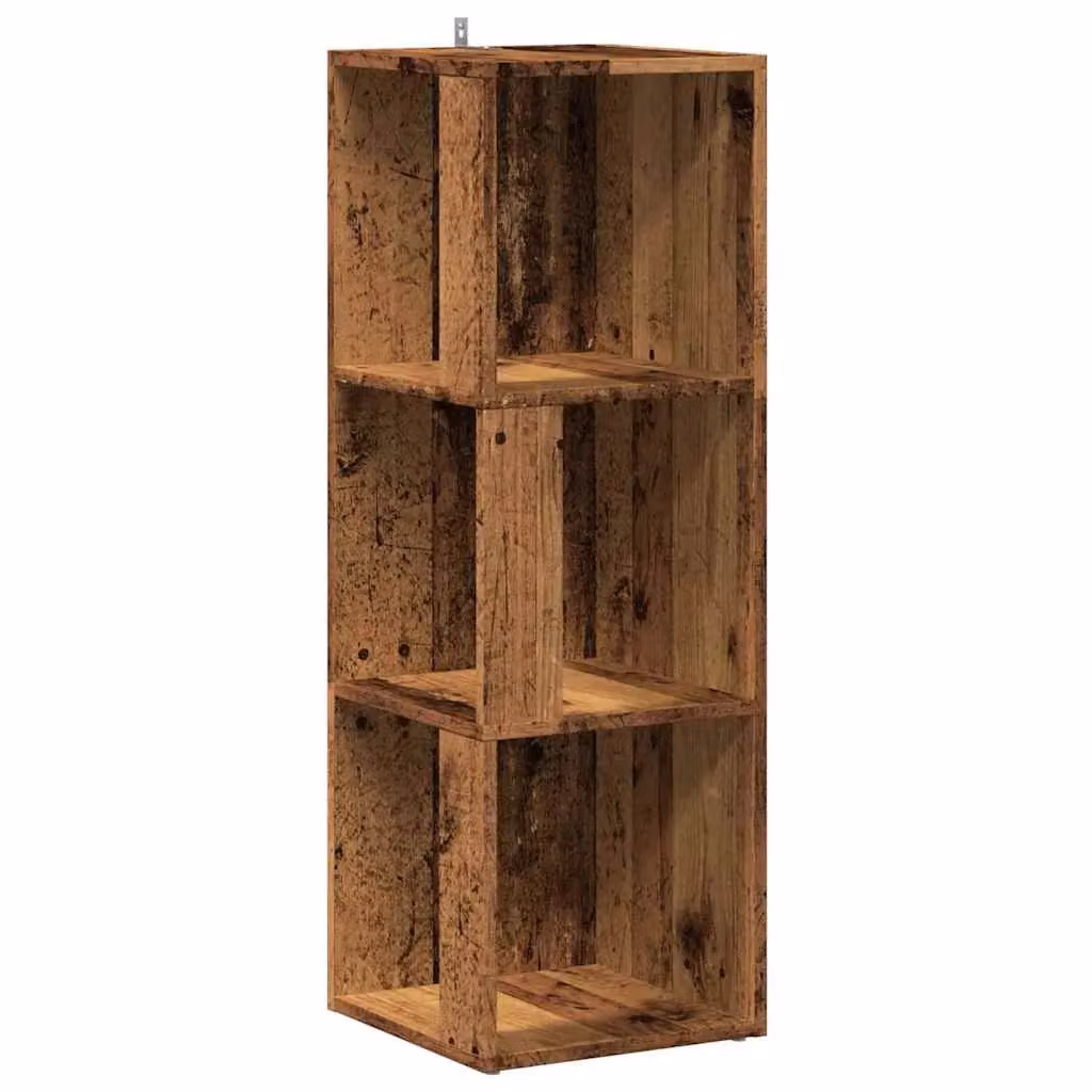 Berkfield Home Classic Corner Cabinet in Brown, W/D/H: 33 x 33 x 100 cm – 2