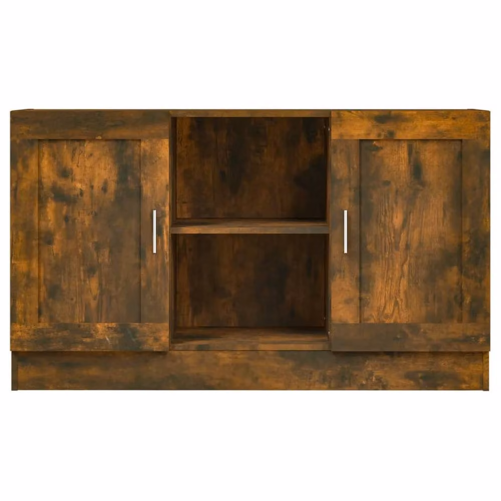 Berkfield Home Smoked Oak Sideboard in Brown, W/D/H: 120 x 30.5 x 70 cm – 3