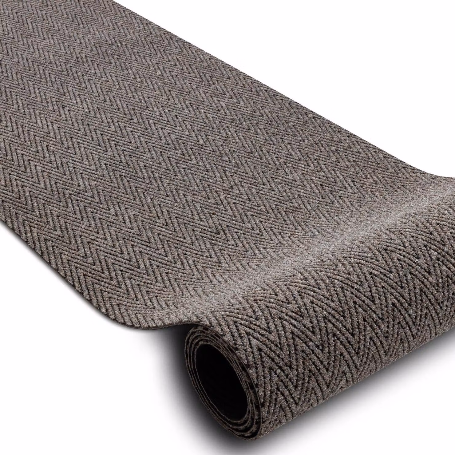 RugsX Non-Slip Herringbone Runner in Beige and Grey, W/D/H: 200 x 370 cm – 2