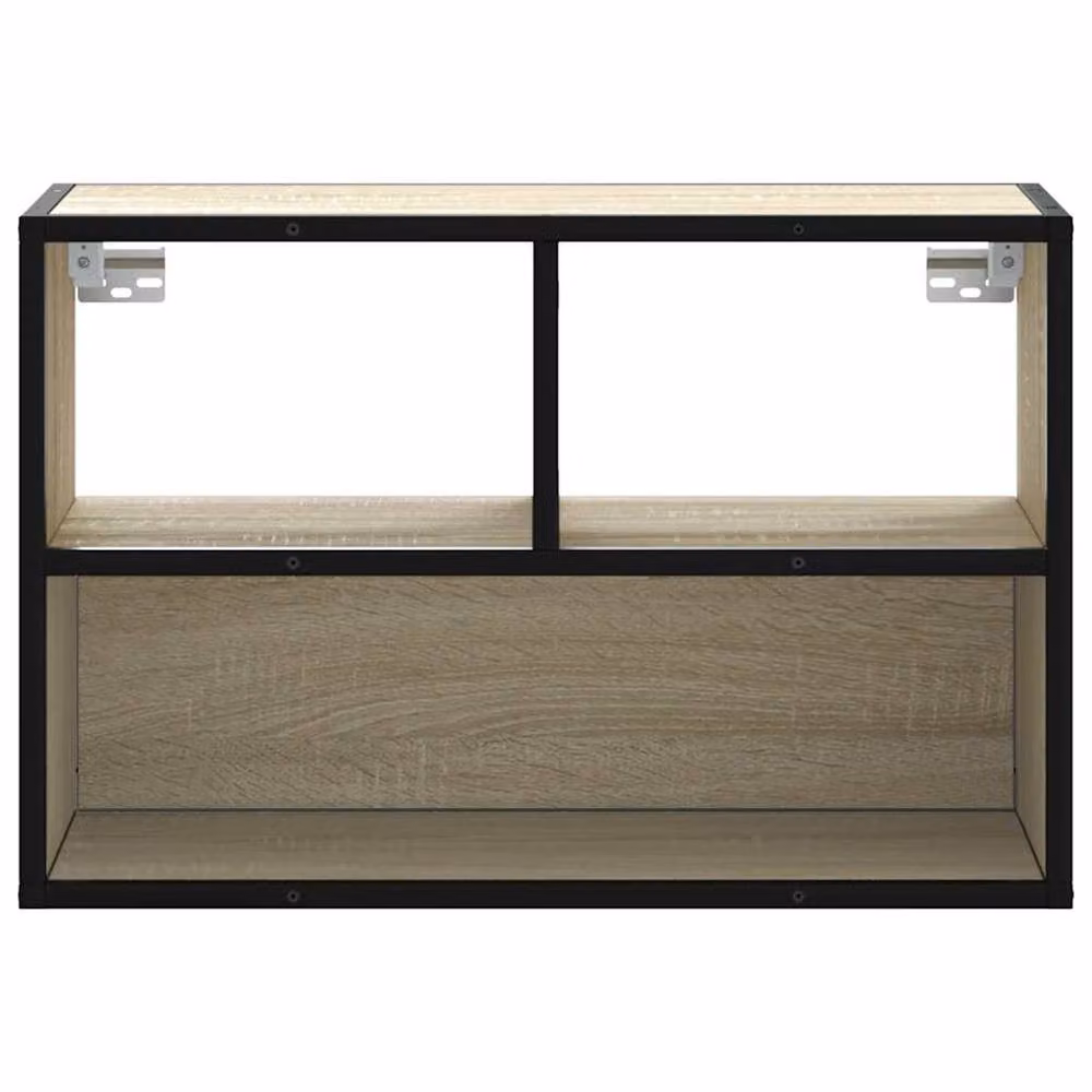 Berkfield Home Industrial TV Cabinet in Sonoma Oak, W/D/H: 60 x 31 x 39.5 cm – 4