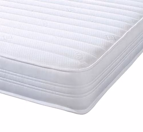 eXtreme Comfort Ltd Sirocco White Hybrid Spring and Memory Foam Double Mattress, W/D/H: 140 x 200 x 18 cm – 1