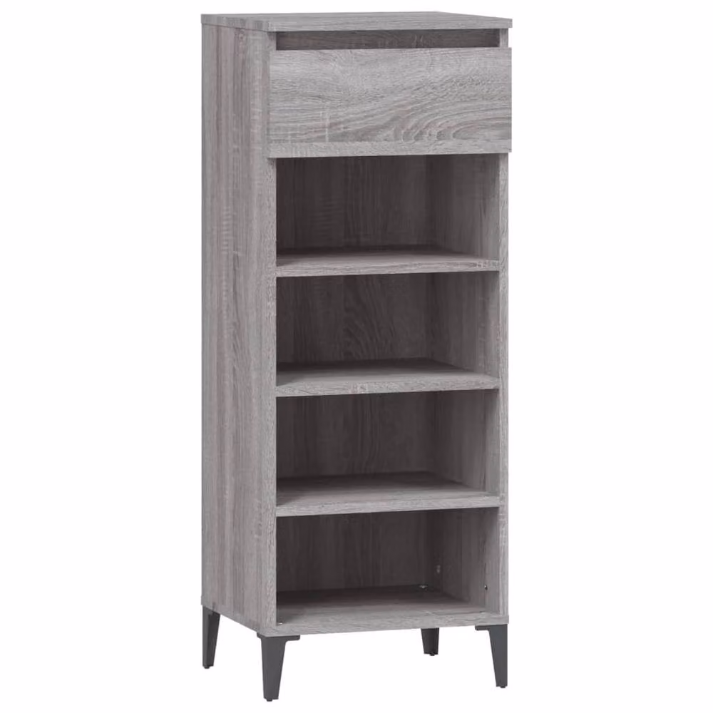 Berkfield Home Grey Sonoma Shoe Rack, W: 40 cm, D: 36 cm, H: 105 cm – 2