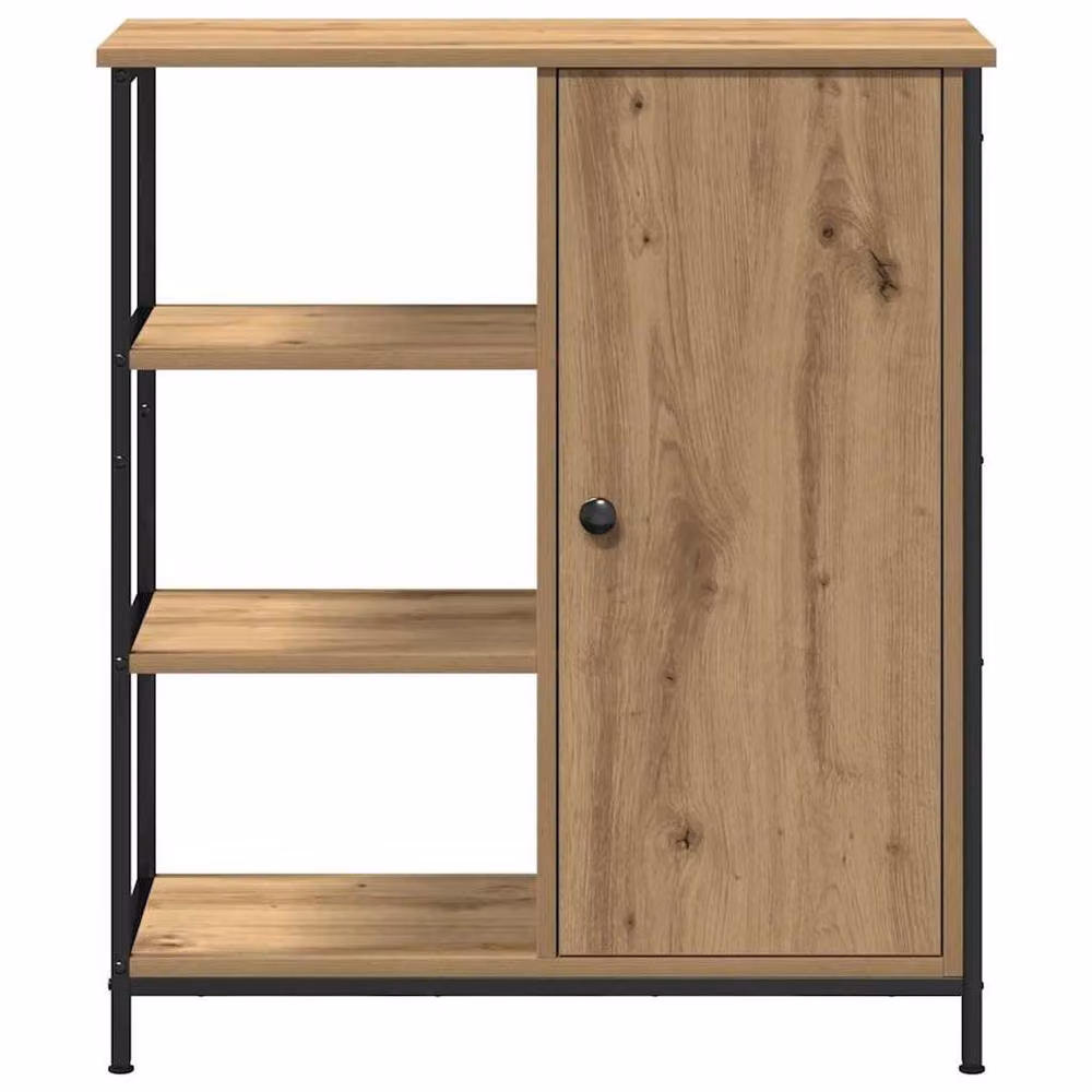 Berkfield Home Artisan Oak Sideboard in Brown, W/D/H: 70 x 30 x 80 cm – 2