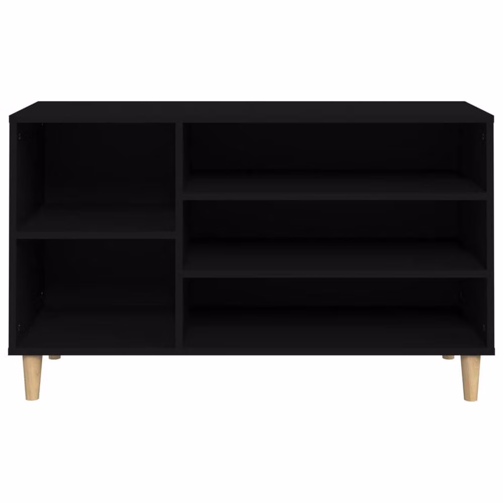 Berkfield Home Black Shoe Cabinet with Integrated Seat, W/D/H: 102 x 36 x 60 cm – 5