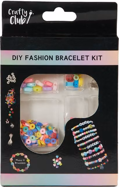 Crafty Club DIY Fashion Bracelet Kit in Multicolour