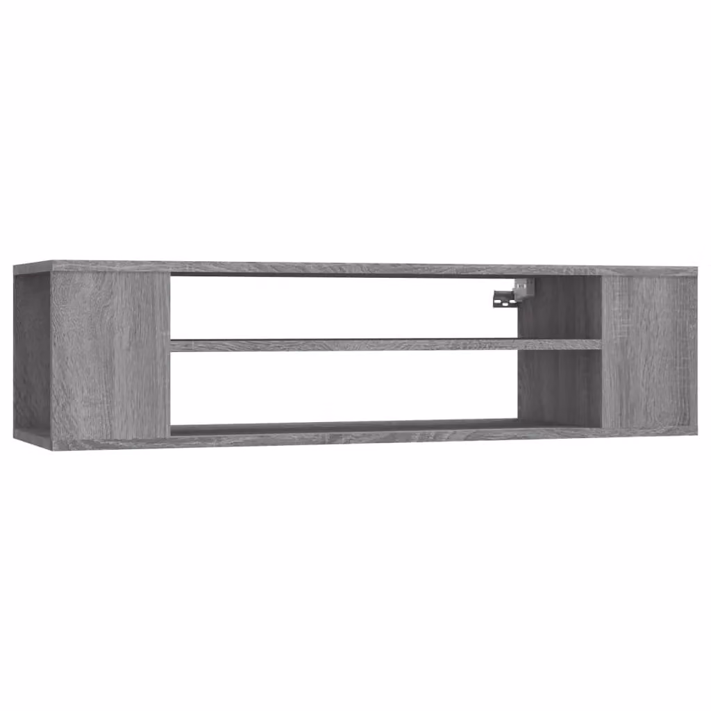 Berkfield Home Hanging TV Cabinet in Grey Sonoma, W/D/H: 100 x 30 x 26.5 cm – 2
