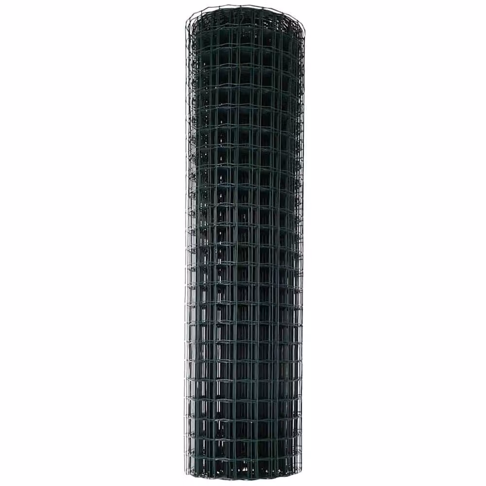 Berkfield Home Green Euro Fence PVC-Coated Steel, 1 x 25 m – 3