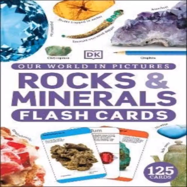 DK Our World in Pictures Rocks and Minerals Multicolour Flash Cards – 2