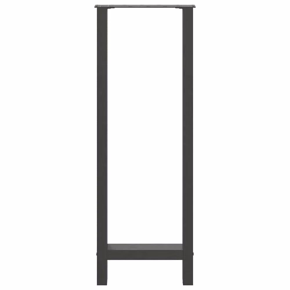 Berkfield Home Modern Steel Coffee Table Legs in Anthracite, 2 pieces, W/D/H: 40 x 40 x 111 cm – 3