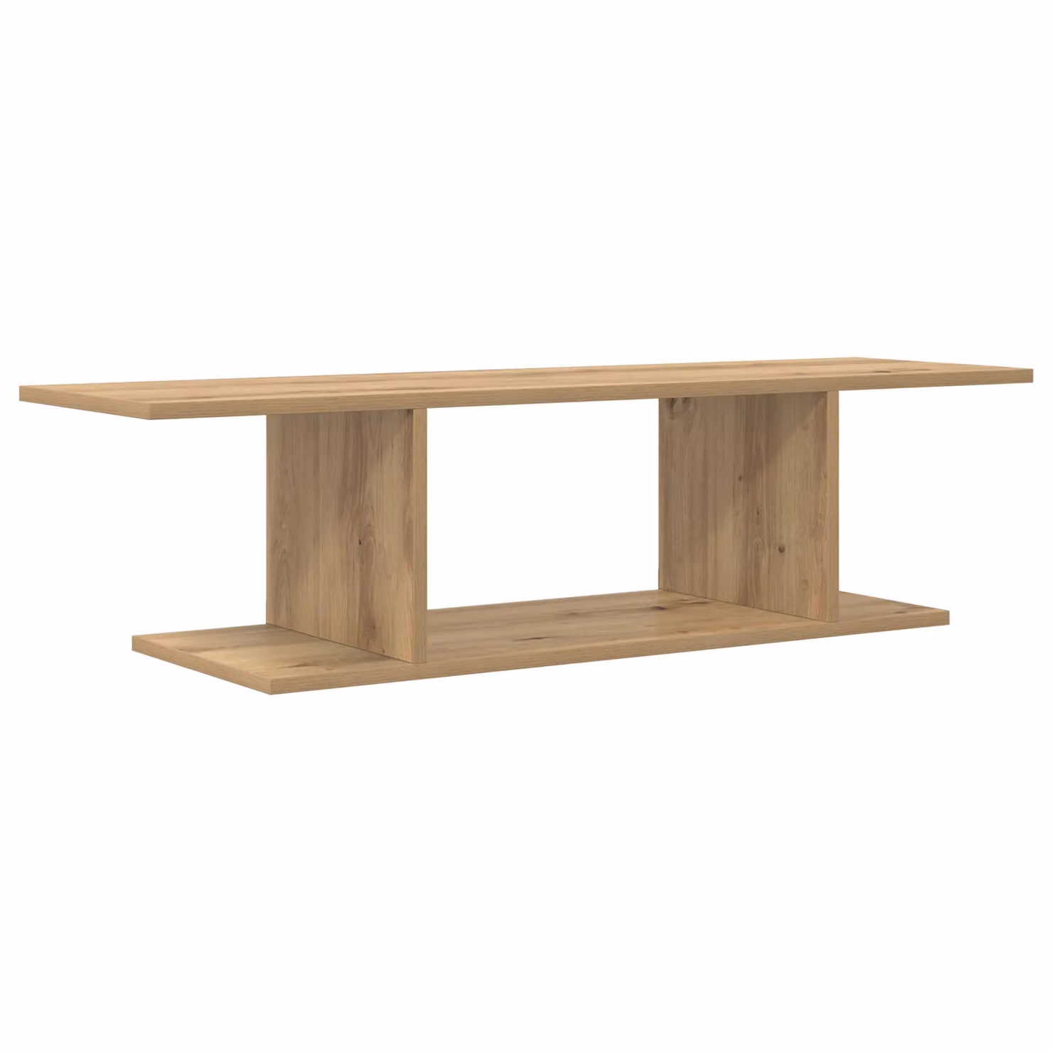 Berkfield Home TV Cabinet with Shelf in Brown, W: 103 cm, D: 26.5 cm, H: 26.5 cm – 2