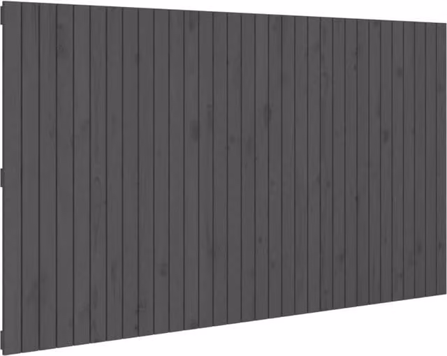 Berkfield Home Grey Rustic Solid Pine Wall Mounted Headboard W: 204 cm, D: 3 cm, H: 110 cm – 1