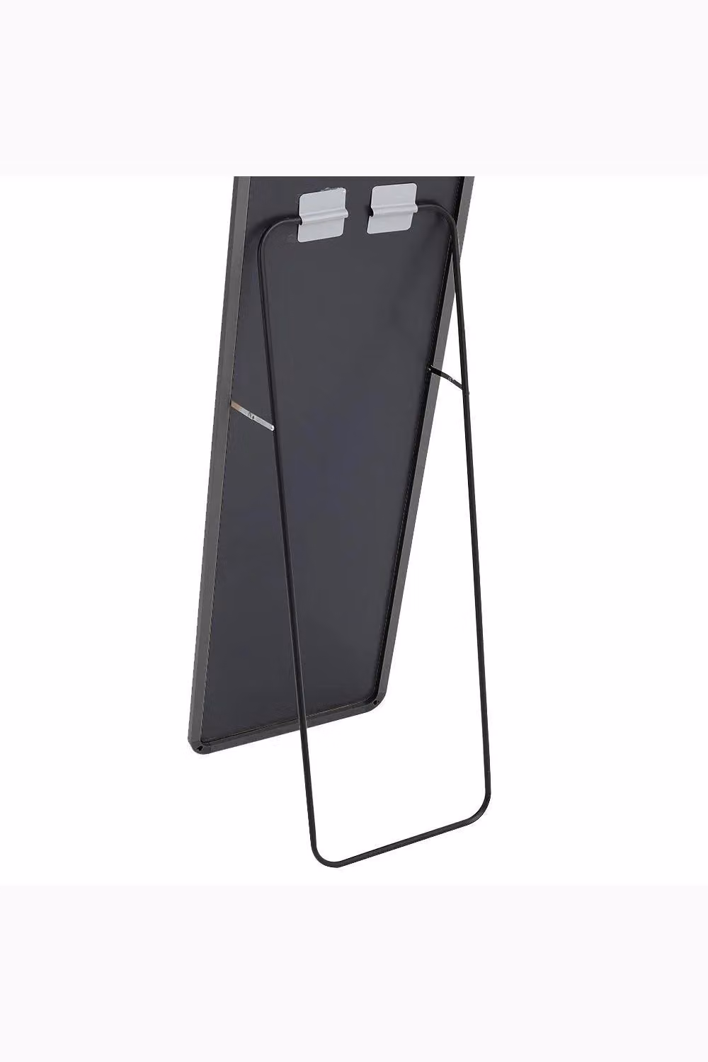 H&O Direct Black Full-Length Wall Mounted Rectangular Floor Mirror, W: 47 cm, H: 157 cm – 3