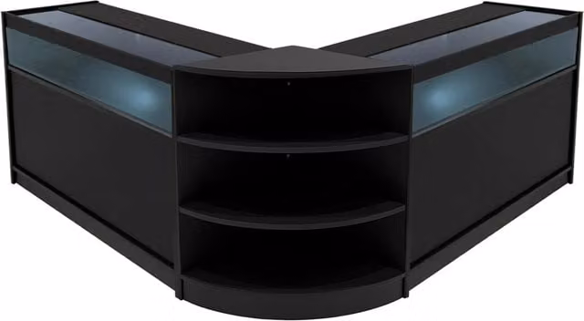 Monstershop Theseus LED Shop Counter Set LM60 and 2 x B1200 in Matt Black – 1