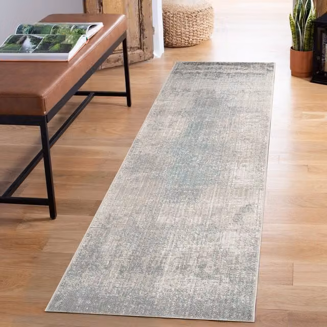 Desire Rugs Maia Abstract Area Rug, Grey, 220 cm, Machine Woven, Non-Slip and Washable