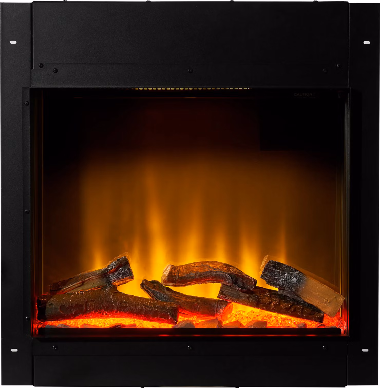Acantha Aspire 50 SQ Black Fully Inset Media Wall Electric Fire – 2
