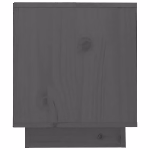 vidaXL Scandinavian TV Cabinet in Grey Solid Pine, W/D/H: 70 x 34 x 40 cm – 4