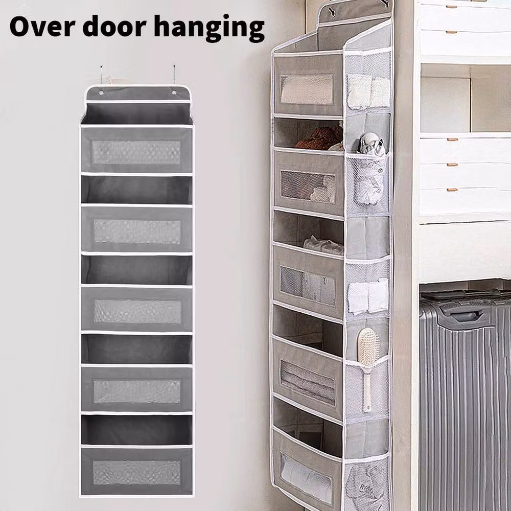 SPETLEK Over the Door Hanging Organiser in Grey – 3