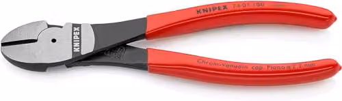 Knipex High Leverage Diagonal Side Cutter, Red, 180 mm – 1