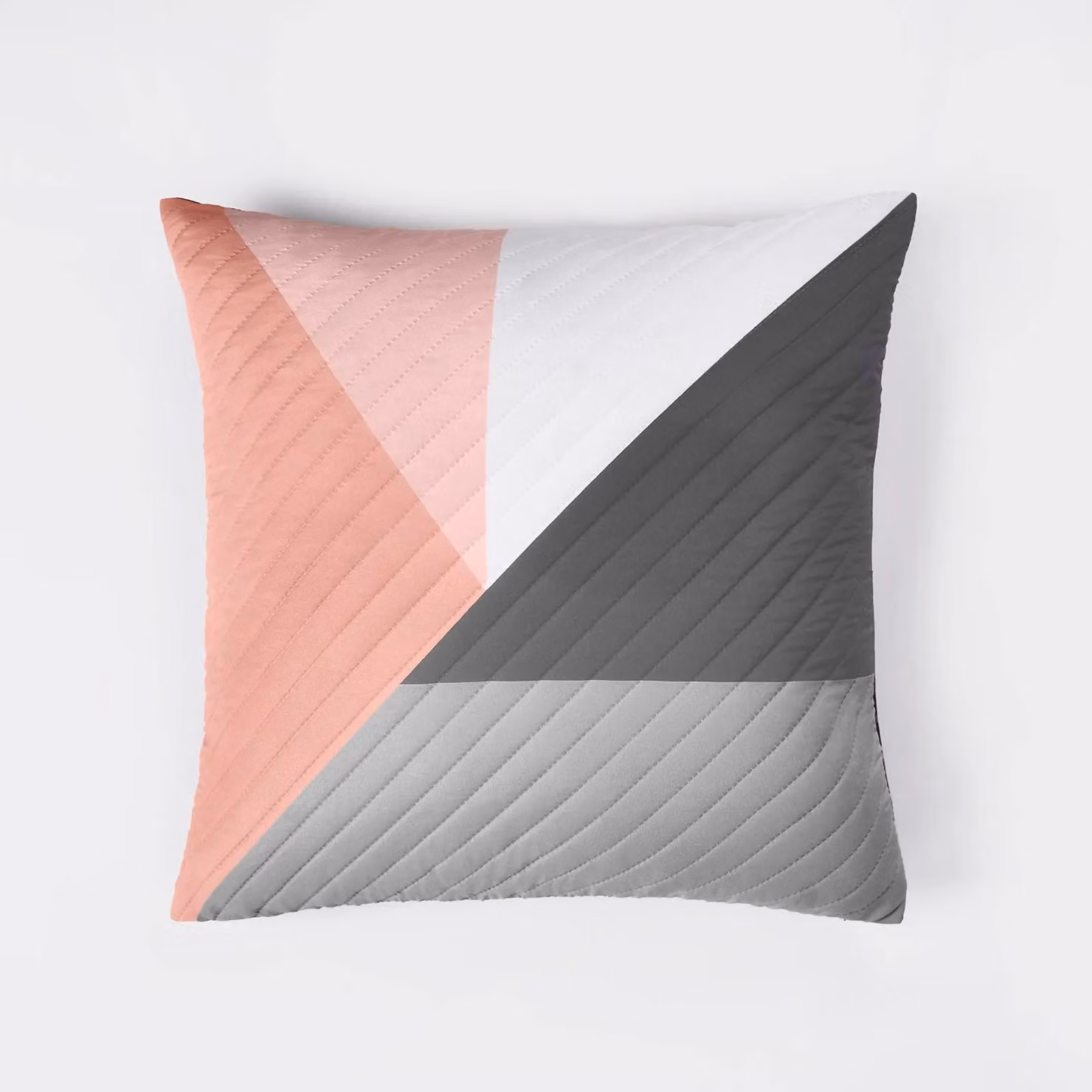 OHS 2 Pack Geometric Pinsonic Cushion Covers in Pink, W/D/H: 45 x 45 x 45 cm – 2