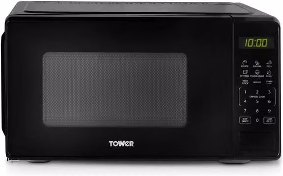 Tower 20L 800W Solo Countertop Microwave in Black