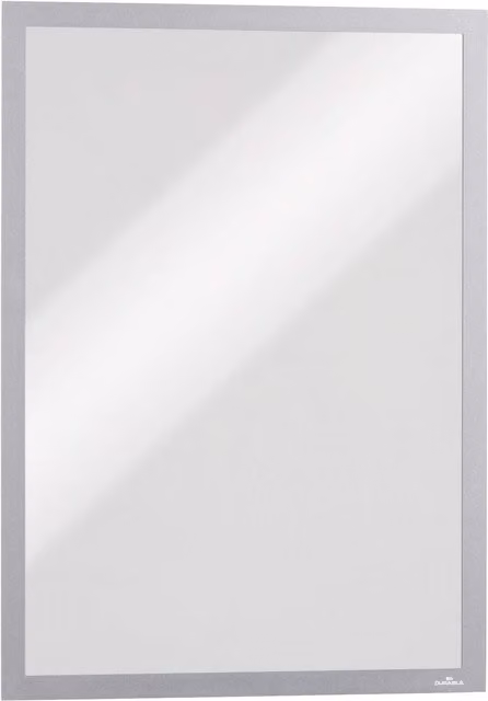 DURAFRAME Magnetic Signage Frame for Metal, A3, Silver, 5 Pack