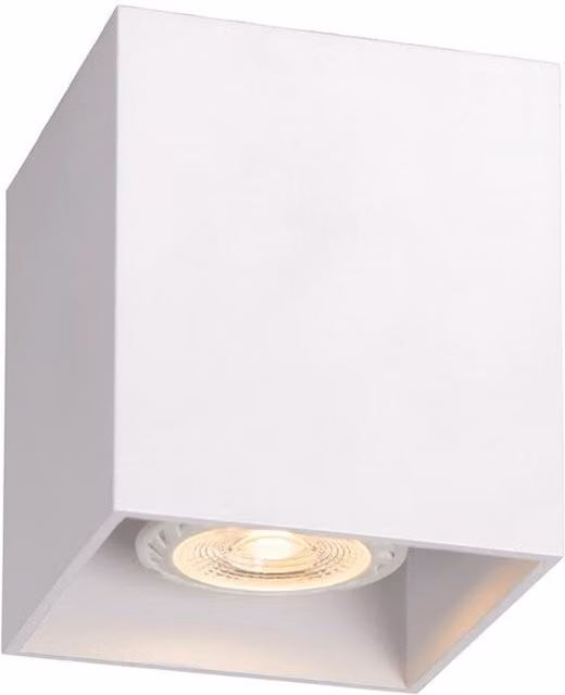 Lucide Modern Surface Mounted Ceiling Spotlight White, Diameter: 8.25 cm