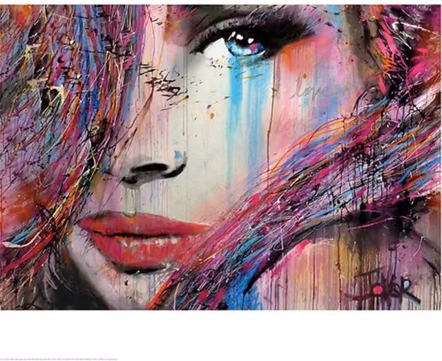 Loui Jover Shore II Multicolour Abstract Paper Poster