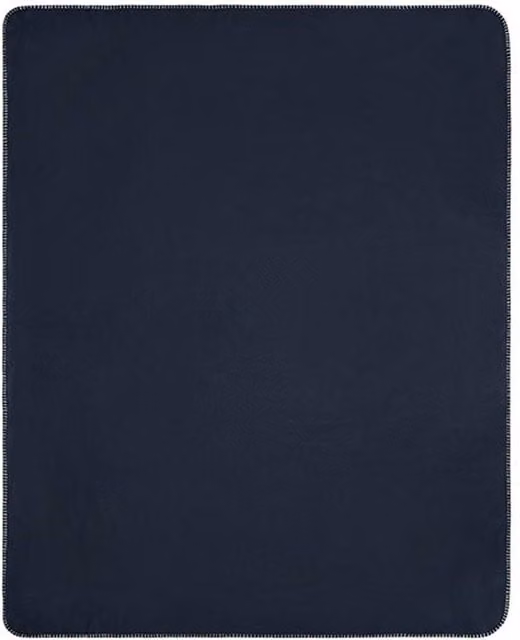 James and Nicholson Plain Blue Fleece Blanket – 1