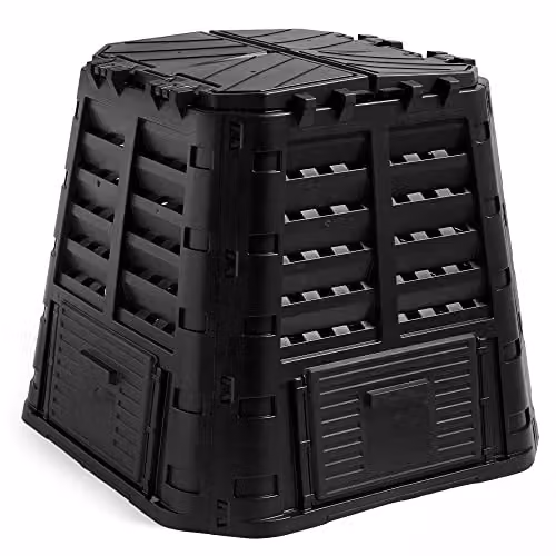 VonHaus 480L Garden Compost Bin in Black – 1