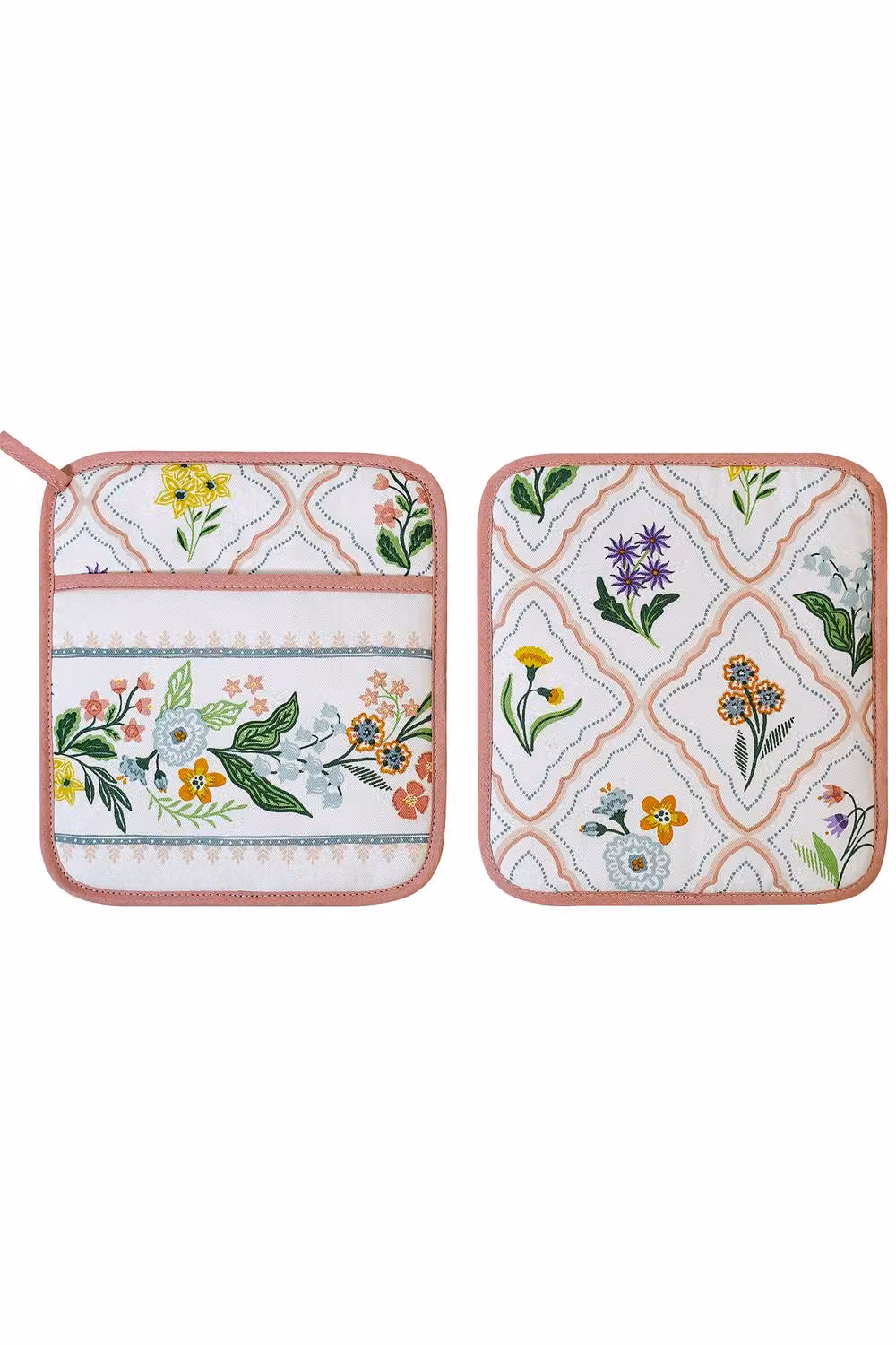Ulster Weavers Petals and Prose Pink Cotton Pot Mitt – 2