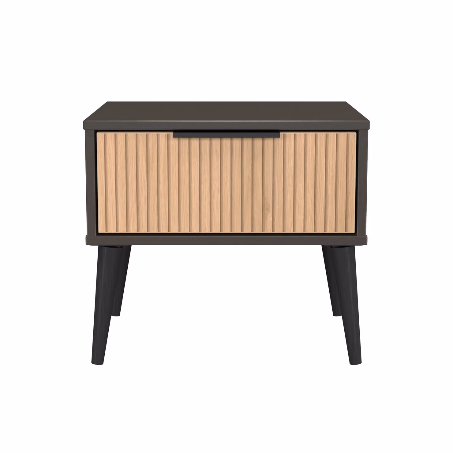 Ready Assembled 2 U Fuji 1 Drawer Bedside Table in Grey – 2