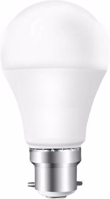 ExtraStar 7W LED Ball Bulb B22 Daylight 6500K Cool White, Diameter: 8 cm