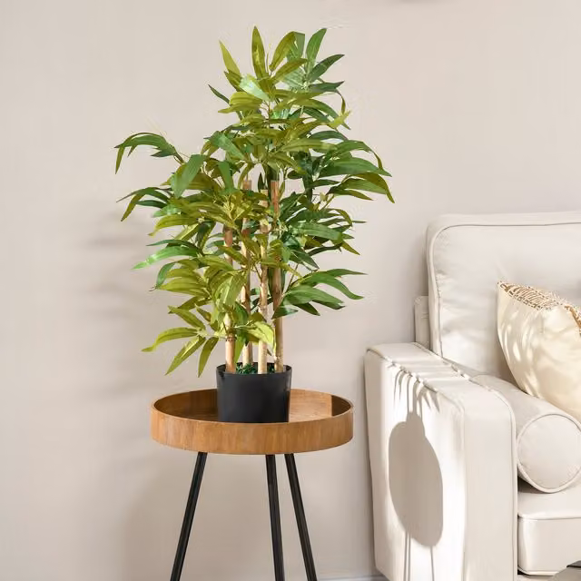 Outsunny Artificial Green Bamboo Tree