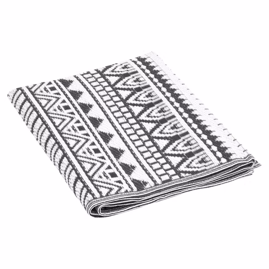 Berkfield Home Black Outdoor Polypropylene Rectangular Rug W: 160 cm, D: 230 cm – 5