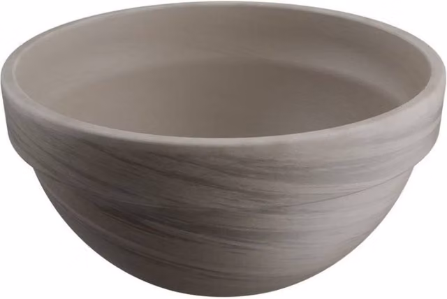 KDMD Levy Basalt Natural Terracotta Bowl, Grey, Height: 14 cm – 1