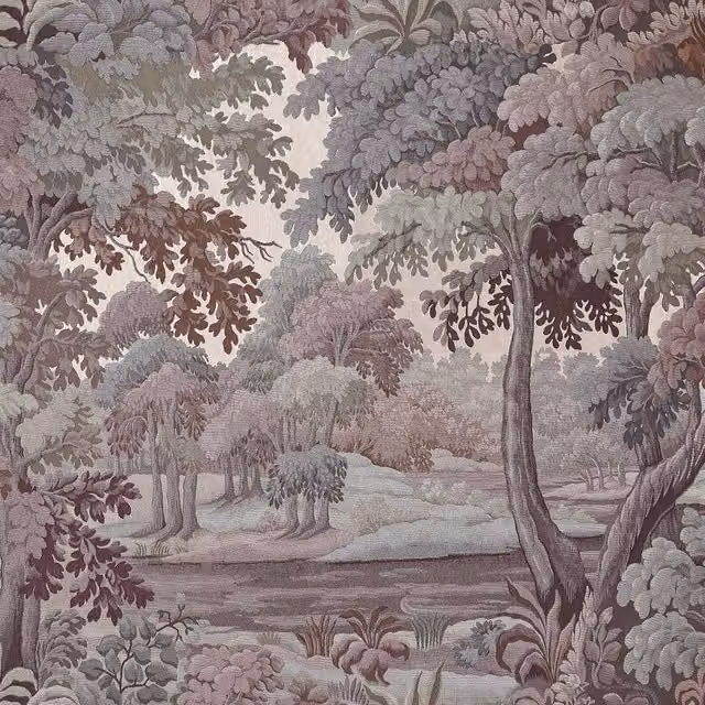 House of Hackney Plantasia Botanical Floral Vintage Wallpaper in Brown and Multicolour