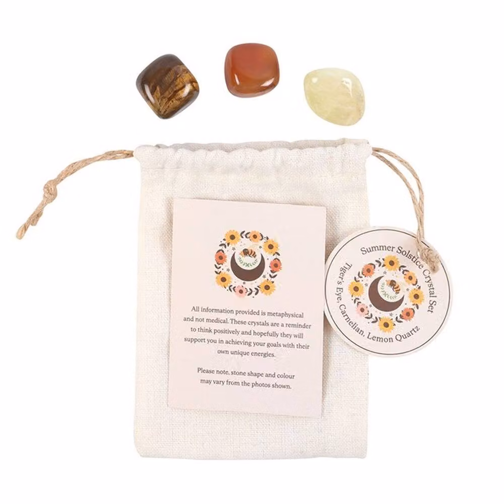 Uniqueful Summer Solstice Multicolour Crystal Stone Set – 2
