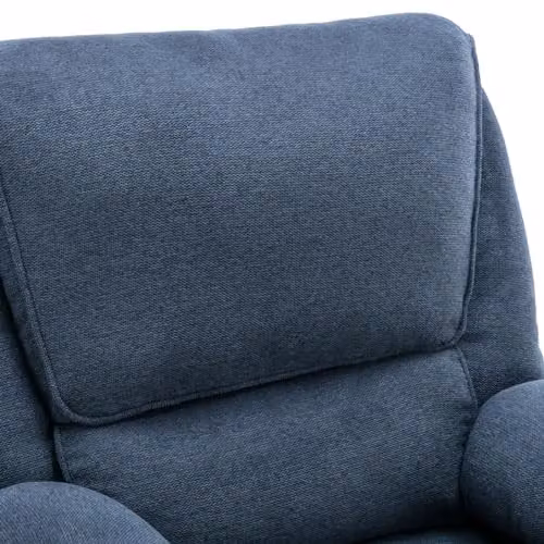 More4Homes Sydney Blue Fabric Manual Recliner Chair – 4