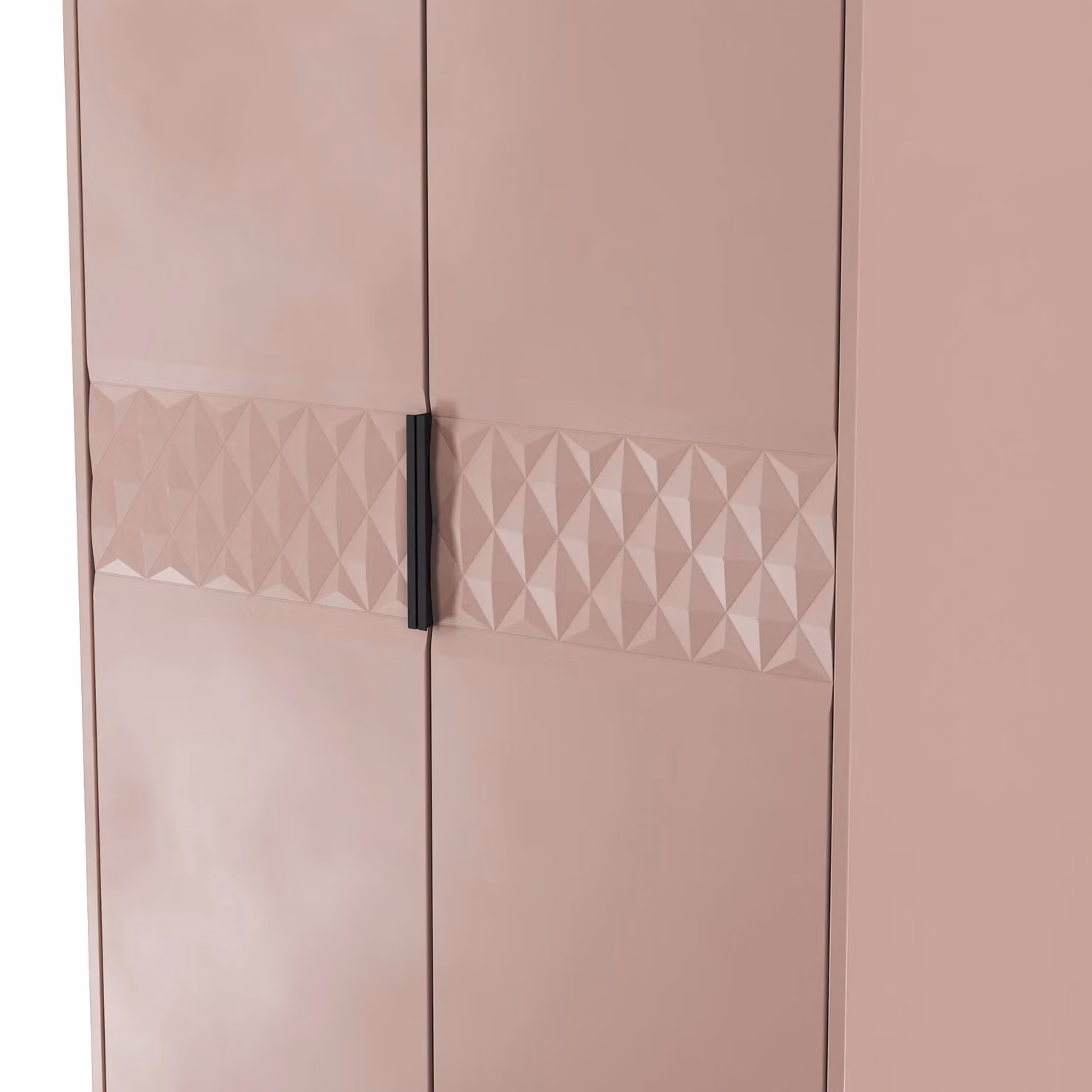 2 U Islay Ready Assembled 2 Door 2 Drawer Wardrobe in Dusty Pink – 3