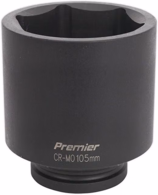 Loops 105mm Forged Deep Impact Socket, 1 Inch Sq Drive, Black Chromoly Wrench Socket – 1