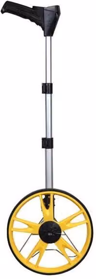 Faithfull Road Measuring Wheel with Digital Read Out in Yellow