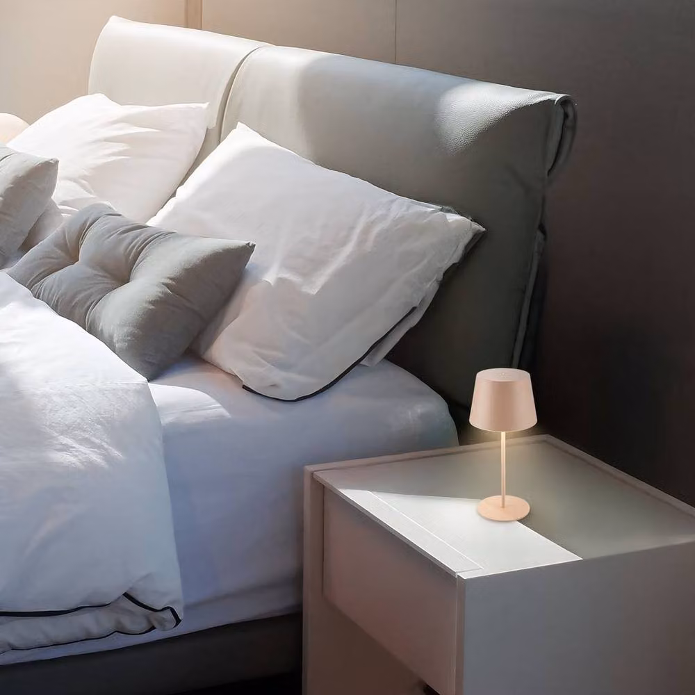 Briloner Beige Rechargeable Dimmable Touch LED Table Lamp – 7