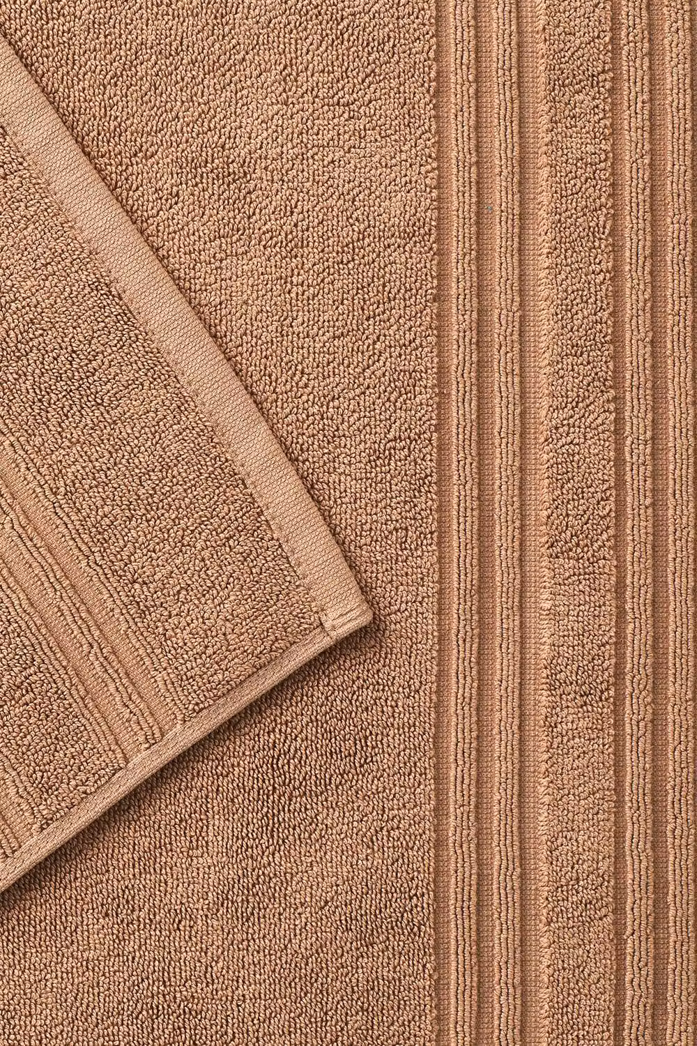 CHRISTY Serene Soft Tone 100% Combed Cotton Bath Mat in Light Brown – 2